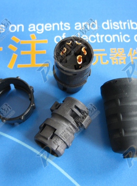 【现货】EN3C5MX Switchcraft 圆形连接器 5路 插头 公引脚