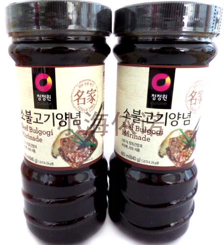 清净园韩国进口烤肉酱包邮