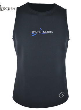 1.5MM潜水服背心 water scuba高级量身定制2MM 连体背心保暖防晒