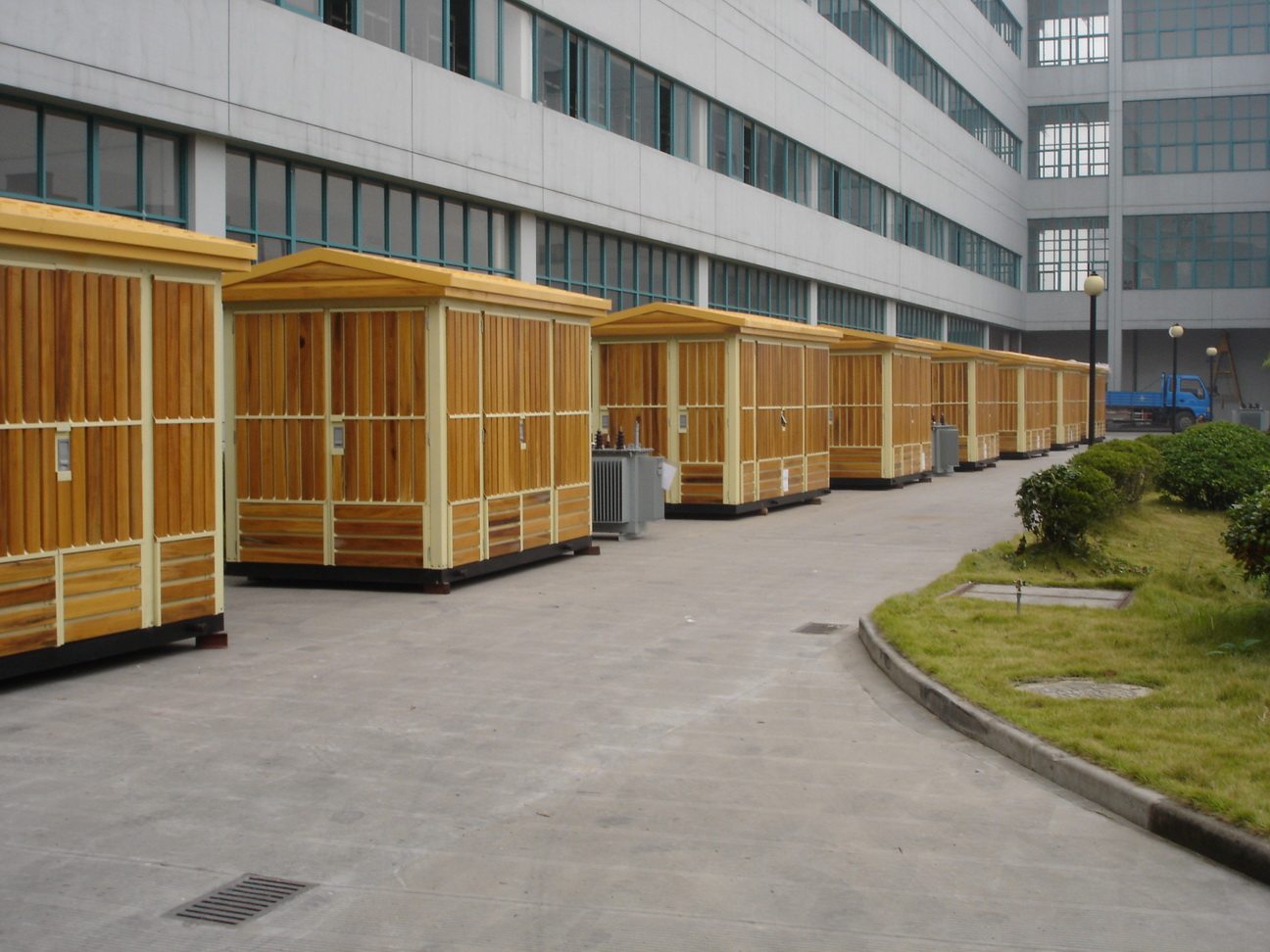 定做户外欧式箱变预装式zbw-315kva10kv箱式变电站路灯电力变压器