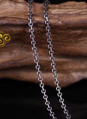 复古纯银吊坠毫米蛇骨项链特价