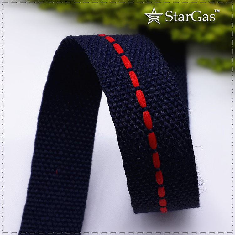 1.5CM藏青红跳线服装装饰带特价跳点日本订单ZAKK织带diy手工辅料