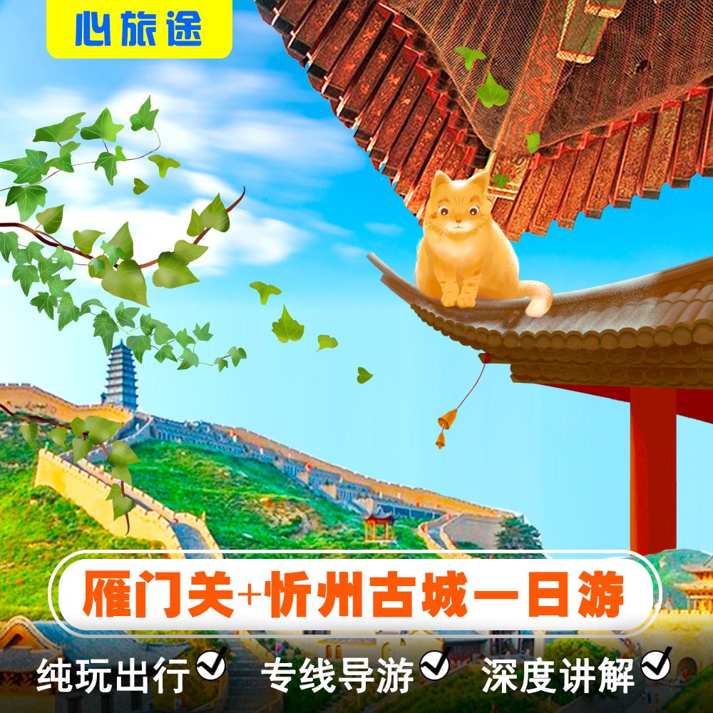 雁门关忻州古城一日游 太原出发 中华第一关 忻州之旅 高速直达