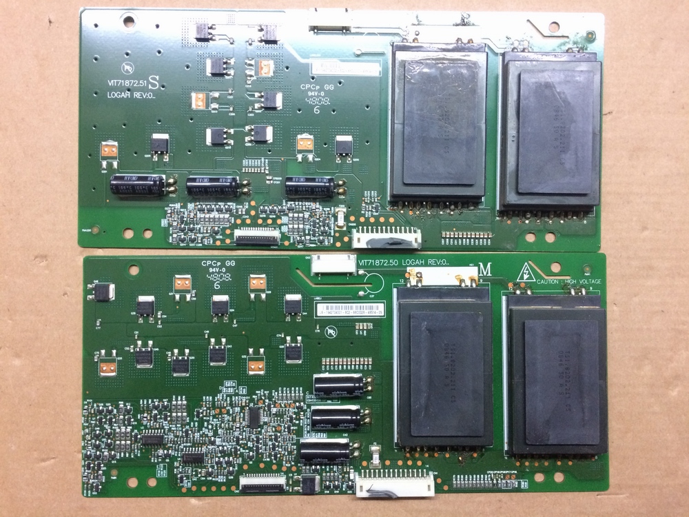 原装TCL L42M61F L42E9FR背光板VIT71872.50 VIT71872.51高压板!