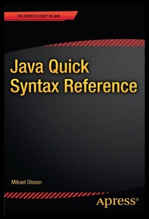 【预售】Java Quick Syntax Reference...