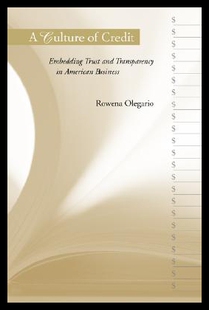 【预售】A Culture of Credit: Embedding Trust and Transpar