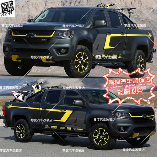 雪佛兰sema皮卡个性运动坦途车贴