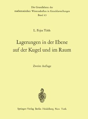 【预订】Lagerungen in Der Ebene Auf Der Kuge...