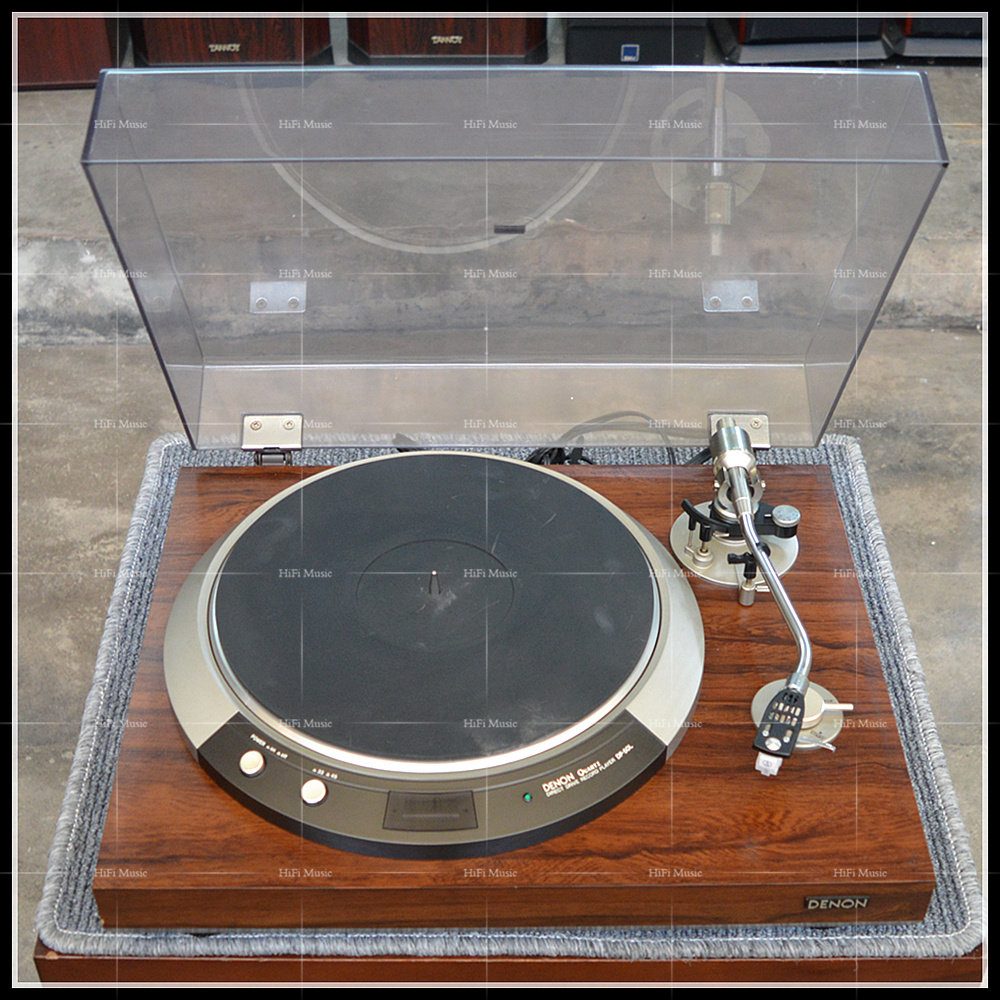 二手原装日本进口 DENON/天龙 DP-55L hifi发烧黑胶唱机原装100V