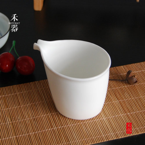 禾器堂 景德镇手工安藤雅信陶瓷公杯 功夫茶道具 茶道匀杯茶海