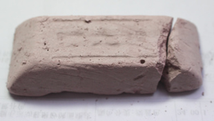 羿方鞋粉块补色翻毛皮雪地靴绒面磨砂粉上色鹿皮鞋粉米粉色K086