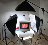 130静物拍摄台 柔光箱套装 四灯 摄影棚 特价 摄影灯 摄影器材