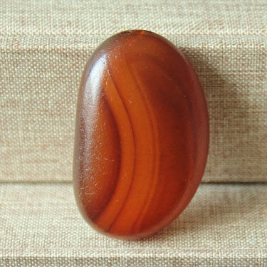 千蕊天然红玛瑙原石吊坠大号荧光原矿籽玛瑙项链原石毛衣链河冲石