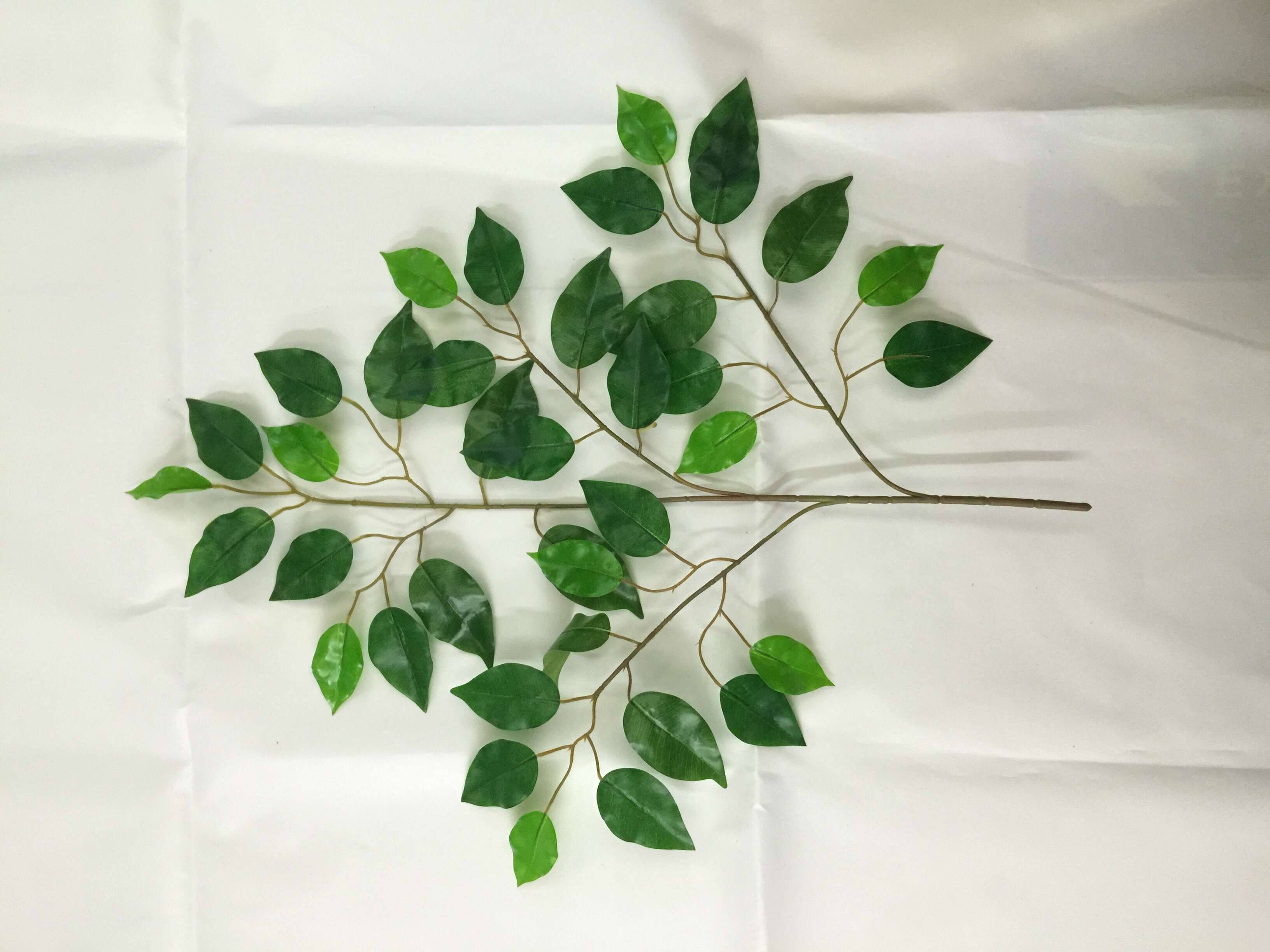 仿真榕树叶 仿真植物部件人造假榕树叶 定制假树叶仿真叶子