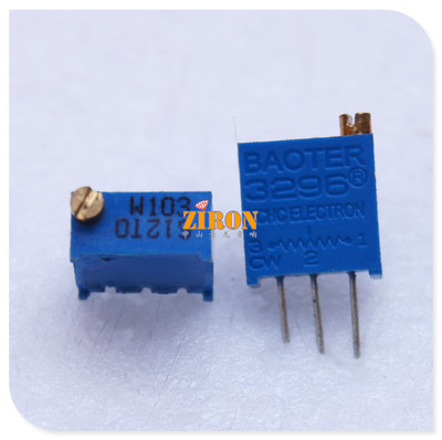 精密可调电阻电位器蓝色高精度