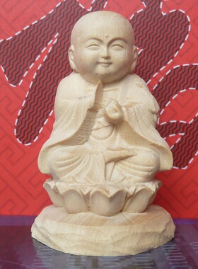 工艺品手把件小叶黄杨木雕