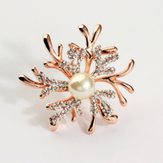 Coral Pearl brooch women filled with decorated fashion brooch, Japan and South Korea the upscale elegant collar pin brooch jewelry