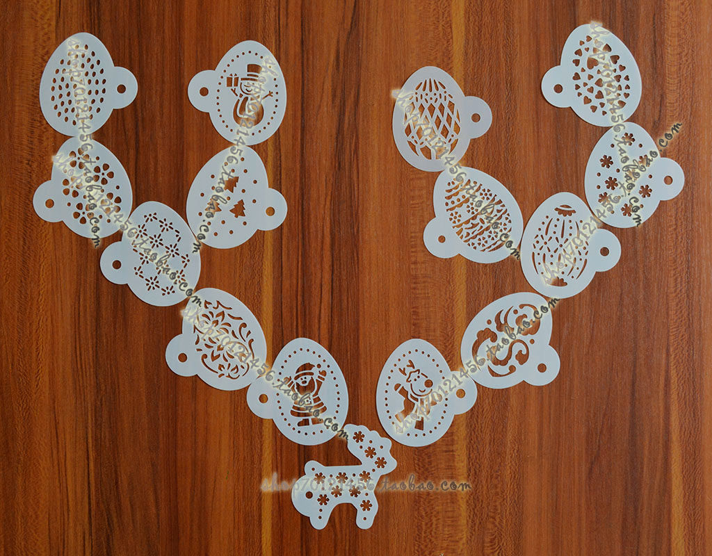 圣诞蛋/饼干DIY翻糖蛋糕模/婚礼庆典可用/切模印花糖霜模具花纹