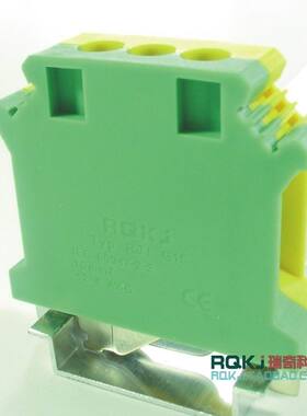 【瑞奇品牌直销】RJ1-G16(USLKG 16)黄绿色接线端子接地端