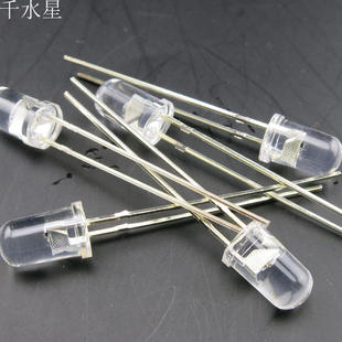 快闪烁LED灯 七彩发光二极管彩灯闪光灯模型车灯  DIY小夜灯制作