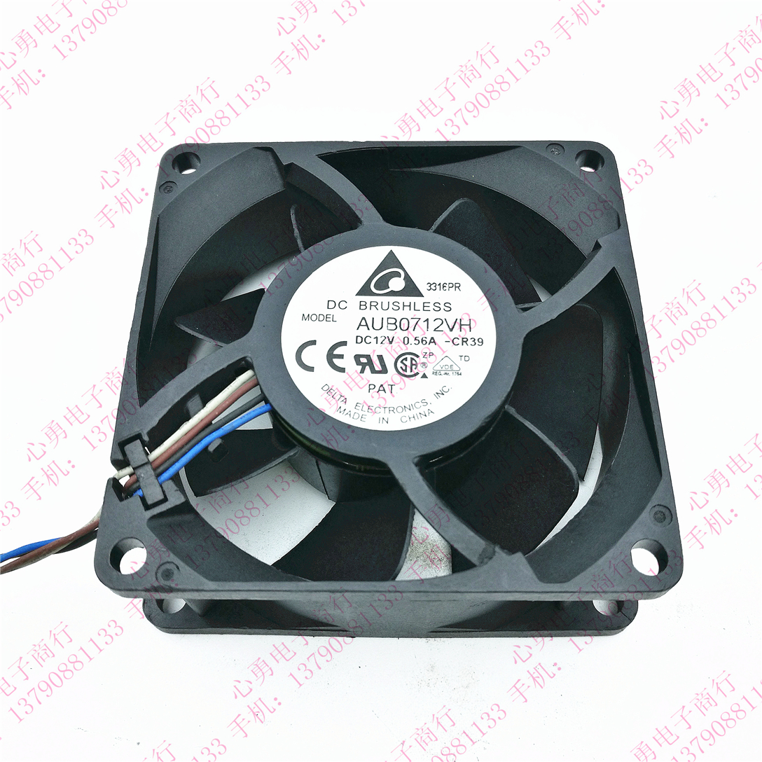 原装台达 AUB0712VH -CR39 12V 0.56A 7CM 7025 4线 PWM 散热风扇