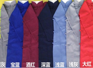 中国风新款民国服装长衫相声大褂快板服长袍马褂教书民国学生装男