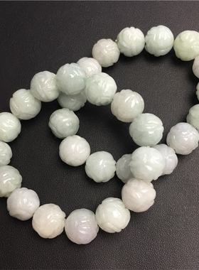 花珠a货缅甸翡翠玉石手链