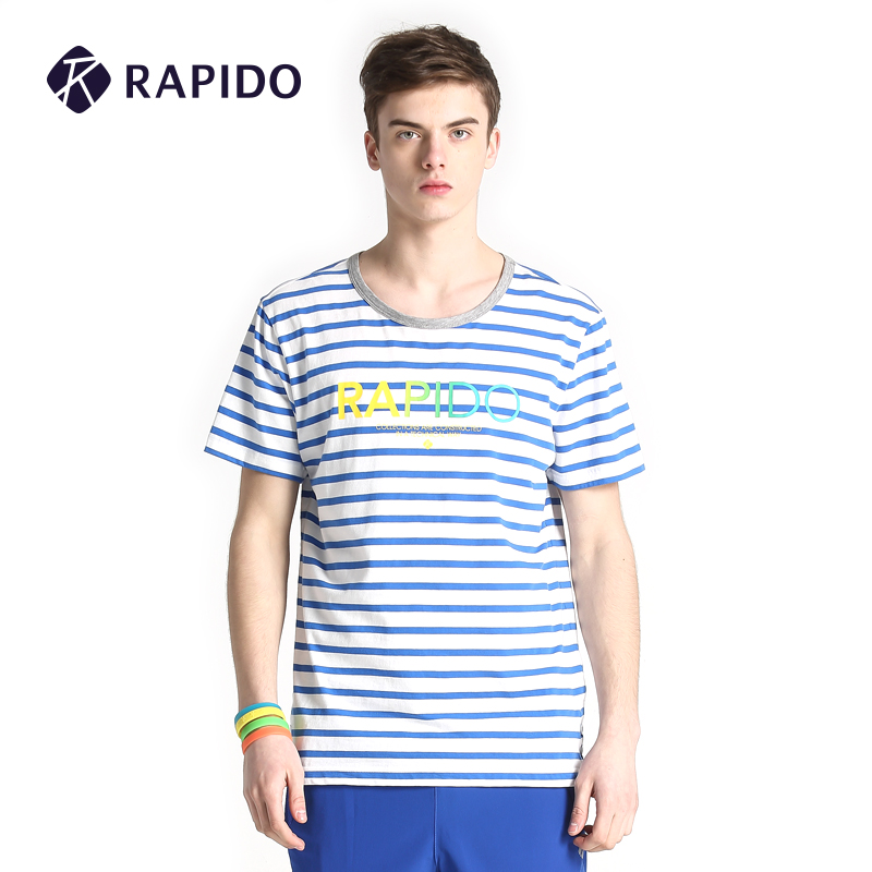 Tshirt de sport homme RAPIDO CN4B423L4P en coton - Ref 462536 Image 1