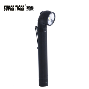 赛虎直角90度弯头COB贴片手电筒强光带磁铁笔夹维修工作灯操作灯