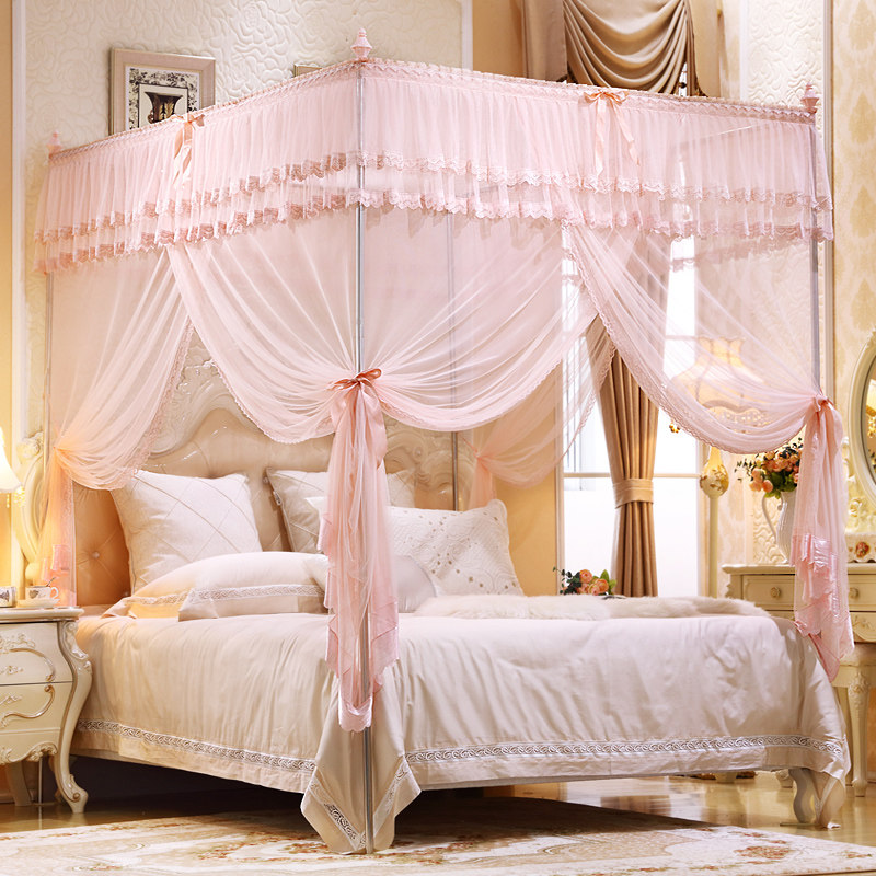 YEAR Three-door princess to ground court Mosquito net 1.5m Bed 1.8m Double household encryption thickeningin the Bedclothes , Mosquito net  category - from Buy2taobao.com to provide professional Taobao agent buy service