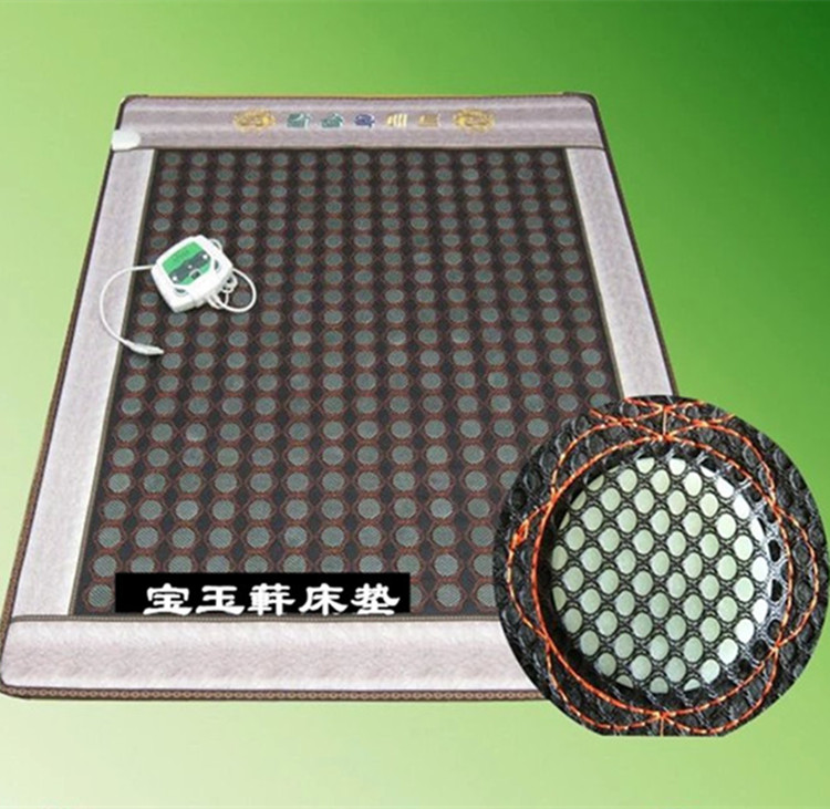 正品床上用品天然玉保健單人雙人加熱床墊雙溫雙控在類目 牀上用品, 牀墊/牀褥/牀護墊/榻榻米牀墊中 - 來自Buy2taobao.com提供專業的淘寶代購服務