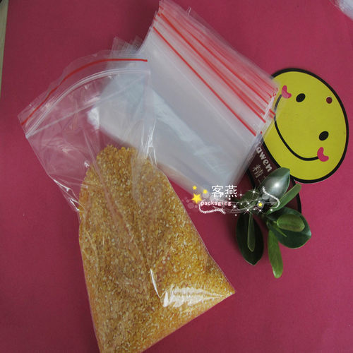 16*7丝小号加厚透明自封袋