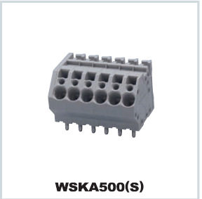 台湾町洋 PCB 弹簧直焊式接线端子WSKA500(S)