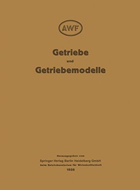【预订】Getriebe Und Getriebemodelle: Getrie...