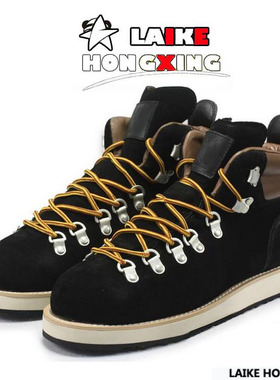 户外真皮马丁靴真皮潮靴短靴高帮工装靴机车牛仔皮靴子潮工装靴