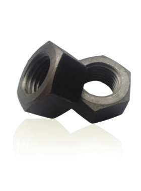 自制螺母 四驱车零配件  M2六角螺母 螺帽 10粒（黑色）