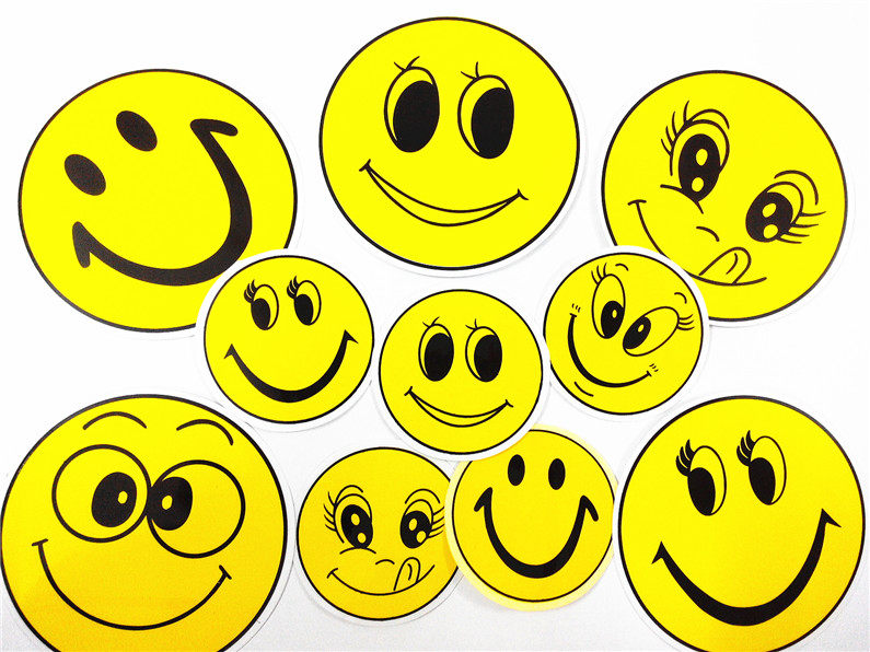 笑脸贴大号笑脸贴纸墙玻璃贴幼儿园贴图儿童房装饰贴纸贴画