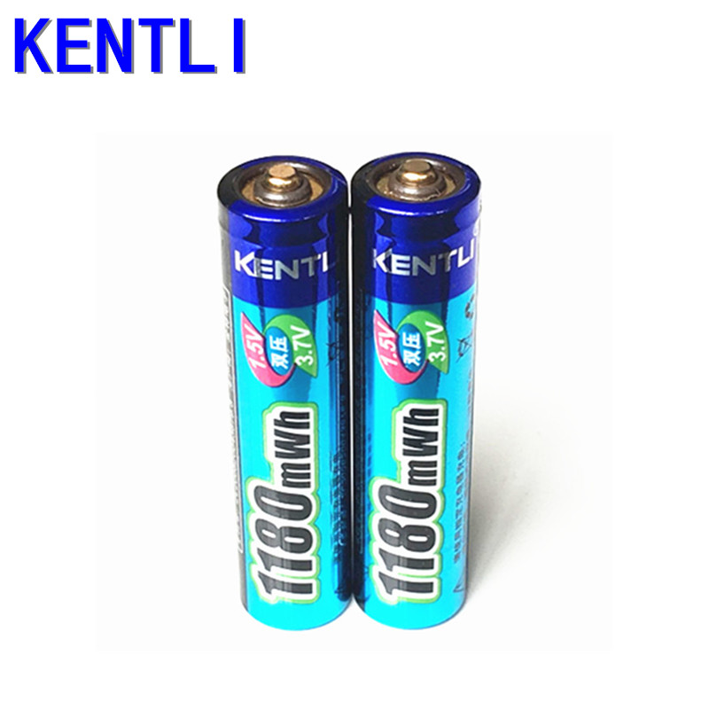 kentli金特力 7号1.5v聚合物锂电池1180mwh 2节 七号充电锂电池
