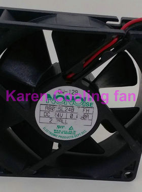 NONOlSE 南韩8025 R8025L24B-FH 24V 0.060A 8CM 2线滚珠散热风扇