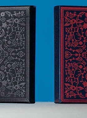 默默纸牌T11产黑猩猩电邮MailChimp deck美国原装进口纸牌红黑款