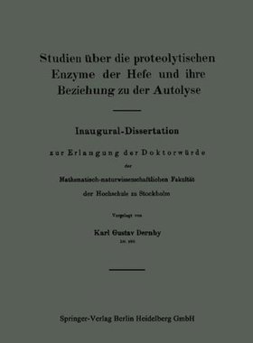 【预订】Studien Uber Die Proteolytischen Enz...