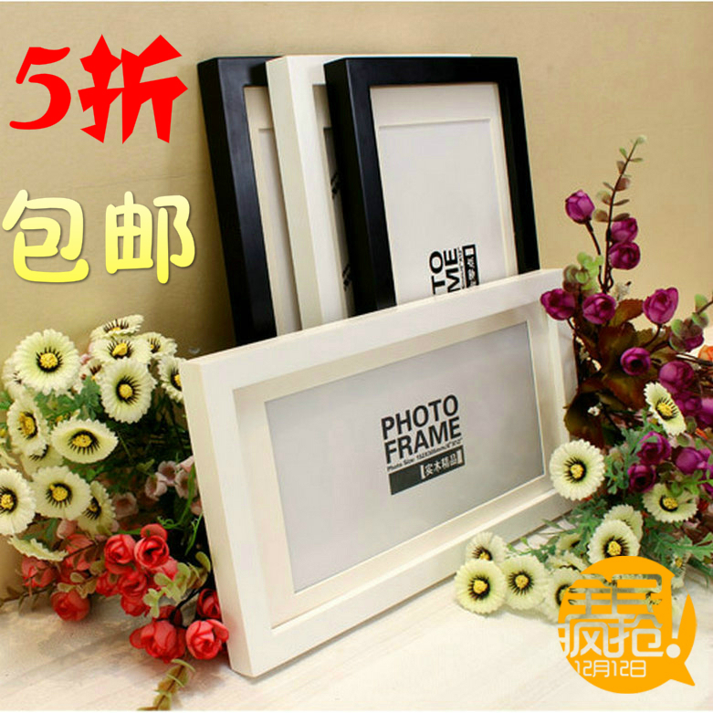 包邮挂墙4k8开儿童画框架 a2a3a4实木相框海报框绘画框相片框装裱