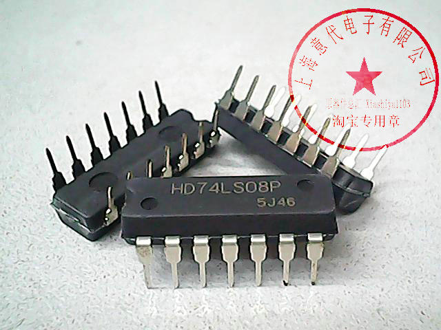 HD74LS08P  日立  74LS08【全新原装】赛格G332室实体店 现货