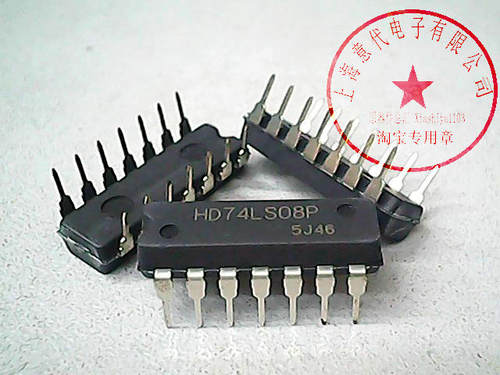 HD74LS08P  日立  74LS08【全新原装】赛格G332室实体店 现货