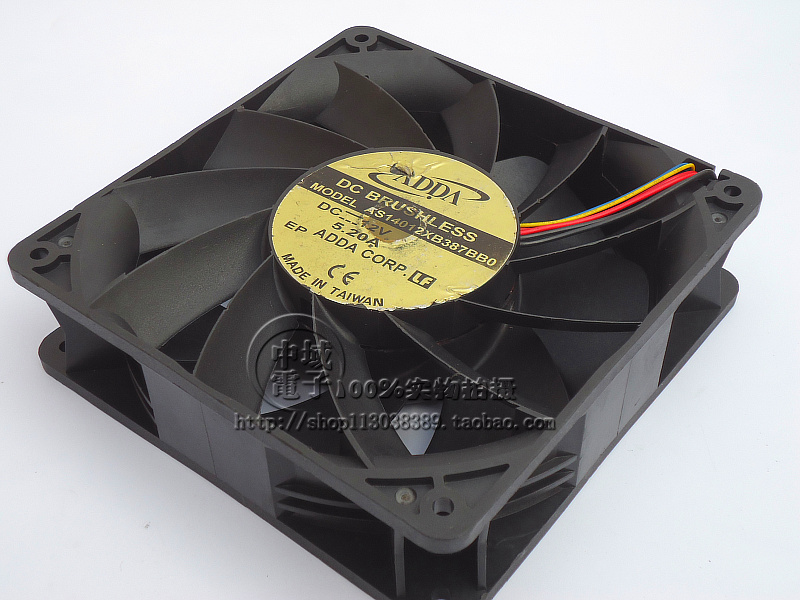 原装正品台湾协喜ADDA AS14012XB387BB0 14038 12V大风压散热机扇