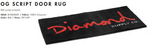 DIAMONDSUPPLYLOGO地毯