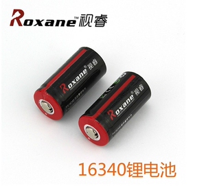 视睿16340锂电池3.7V 可充电 迷你手电筒专用充电电池