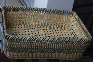 手工编织收纳篮大篮子竹编大竹筐菜筐敞口篮竹篮子大菜篮大小可选