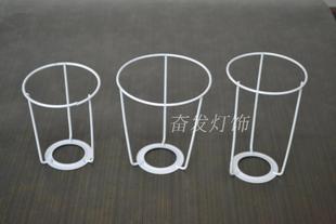 厂家定做DIY锥型灯罩外框架子 台灯吊灯落地灯罩配件 五金架 铁架