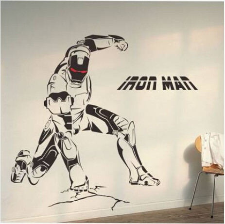 钢铁侠漫威人物墙贴装饰画动漫宿舍卧室床头贴纸复仇者联盟包邮在类目 家居饰品, 贴饰, 墙贴中 - 来自Buy2taobao.com提供专业的淘宝代购服务